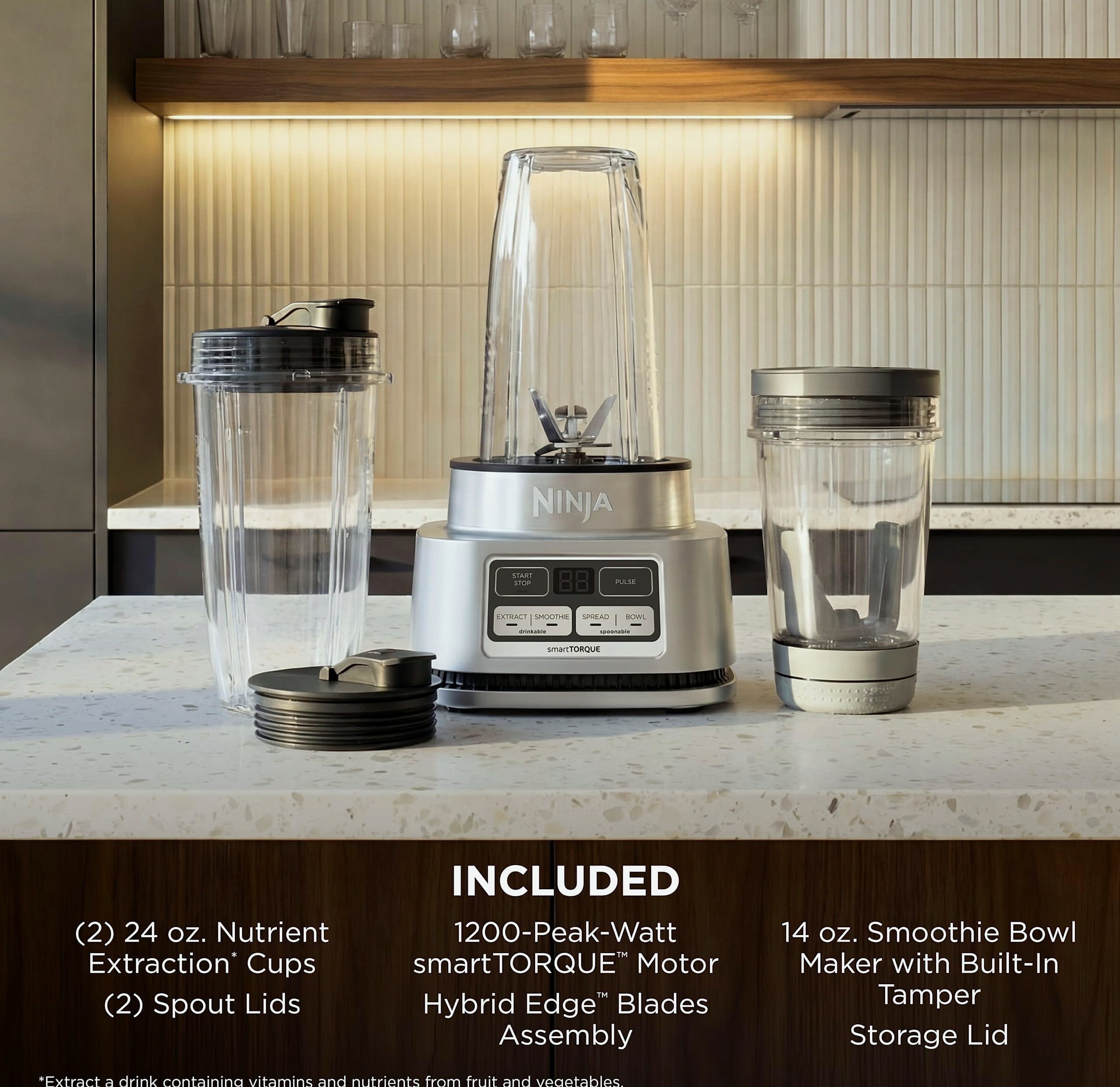 Ninja Foodi Personal Blender with Smoothie Bowl Maker