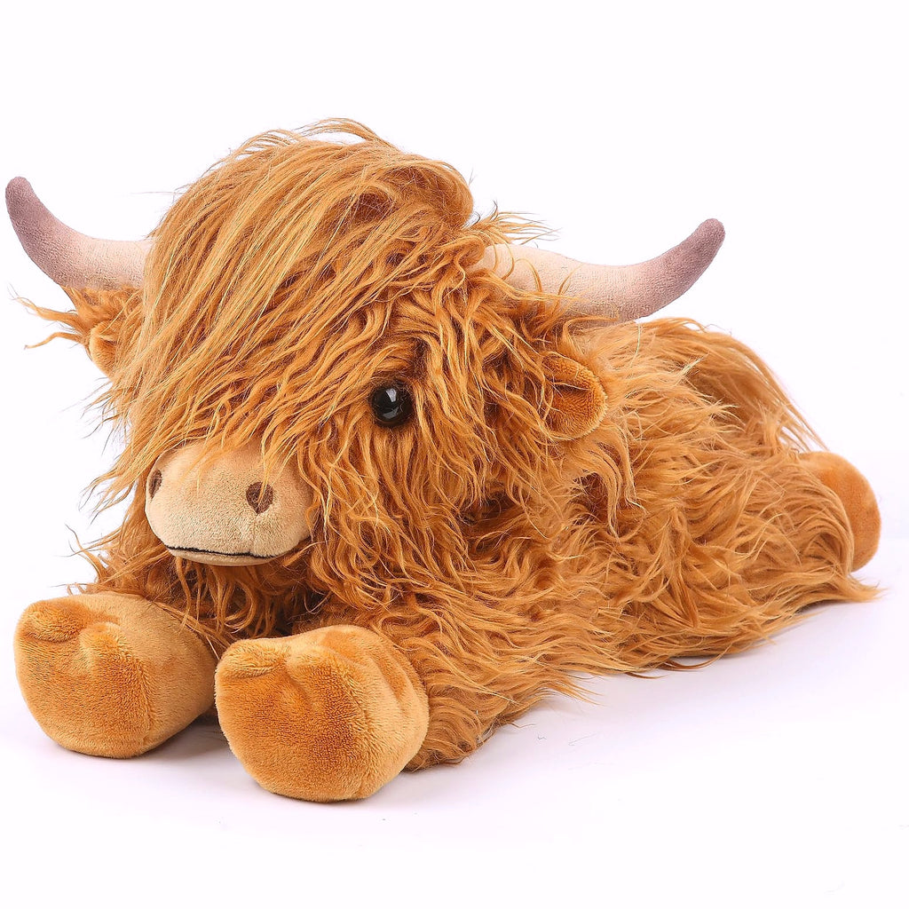 Cuckool Highland Cow Plush Heating Pad with Lavender Scent