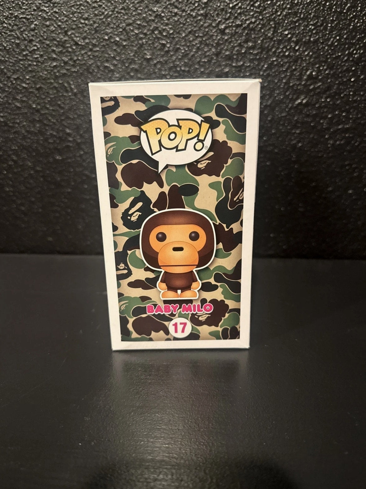 BABY MILO Funko POP! #17 Bape Bait Exclusive Flocked NO SHIRT VARIANT SUPER RARE