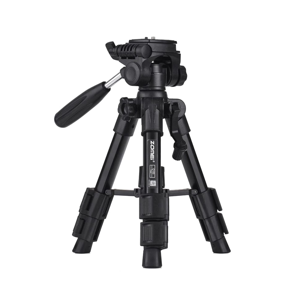 ZOMEI Q100 Mini 20" Portable Tripod Tabletop Stand Holder For DSLR Camera Phone