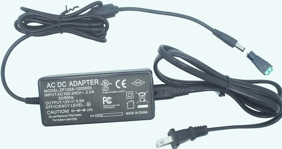 Litever 12V 3A LED Power Supply, 36W Transformer