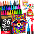 ARTISTRO 36 Acrylic Paint Markers with Dual Tips
