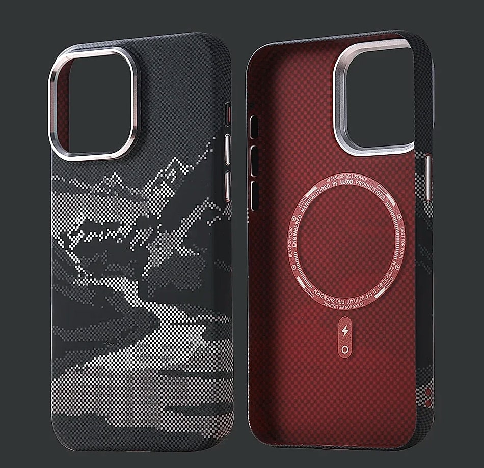 PPC Abstract Landscape MagSafe iPhone Case with Lens Shield
