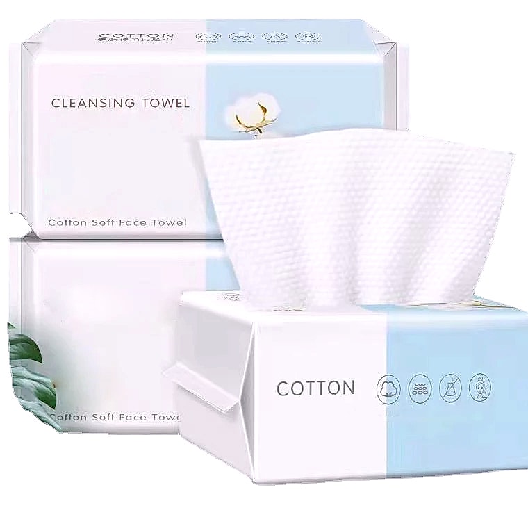 100-Piece Pearl Cotton Face Towels Disposable Makeup Remover