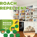 Cockroach Killer Bait Station Sticker, 12-Pack Natural Repellent