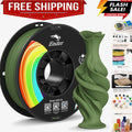 Creality Matte PLA Plus Filament 1.75mm, Olive Green Color, Low Warping, Mini...