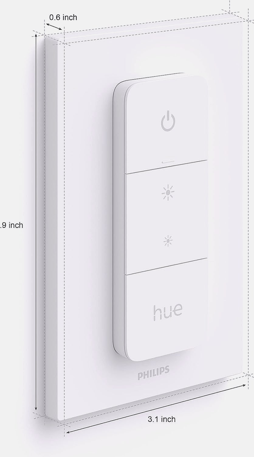 Philips Hue Smart Dimmer Switch Remote Control for Hue Lights
