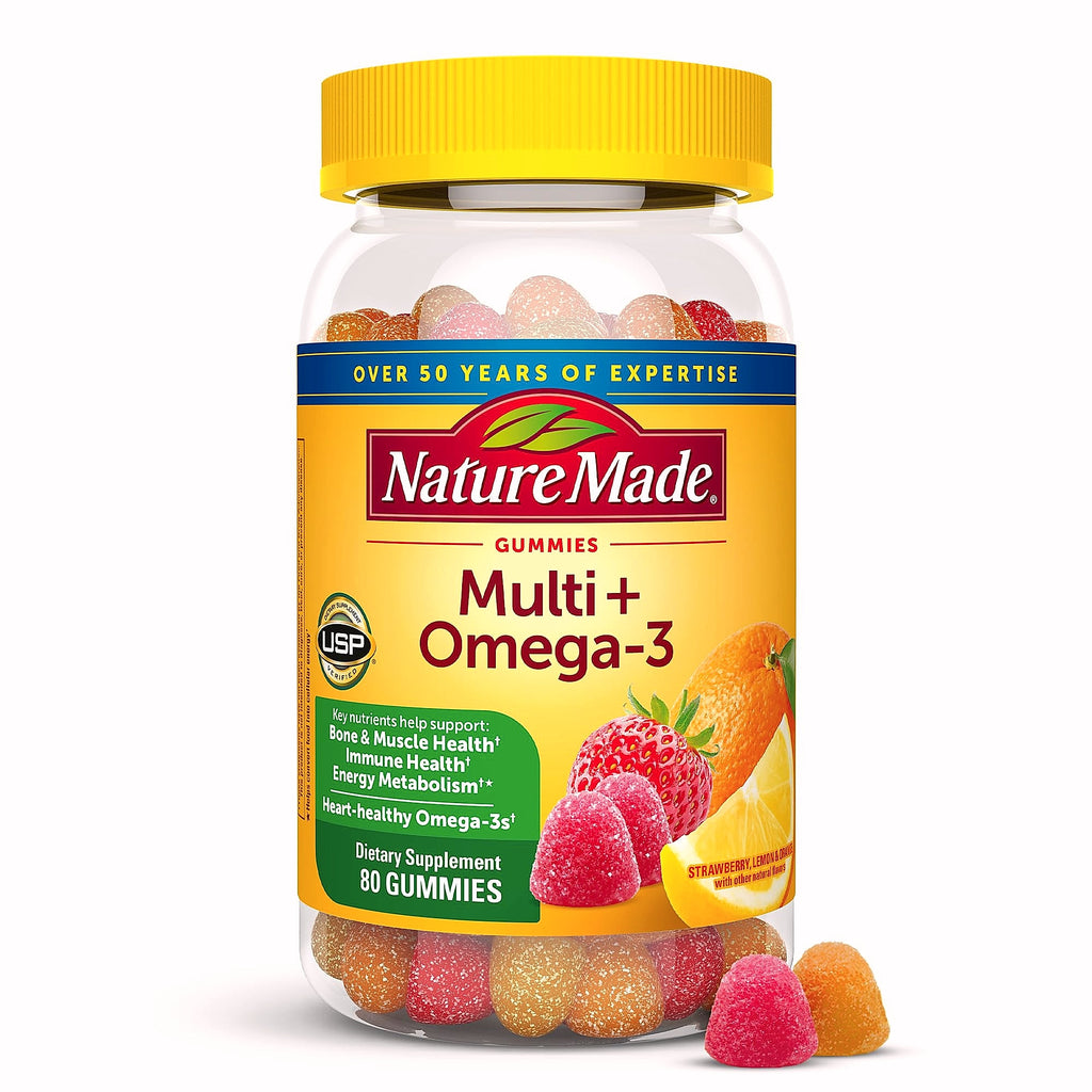 Nature Made Multivitamin + Omega-3 Gummies, 140 Count