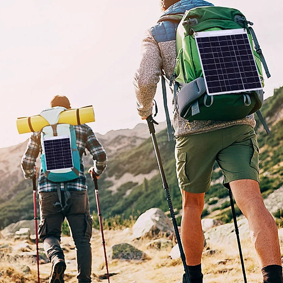 APWIKOGER 30W Solar Panel Portable 5V Phone Charger