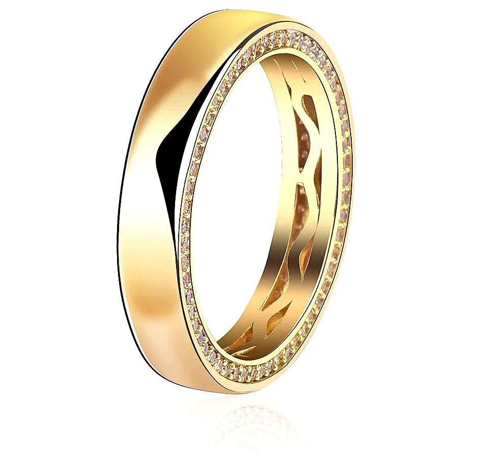 TOPGRILLZ Couple Rings 4mm/6mm 925 Sterling Silver