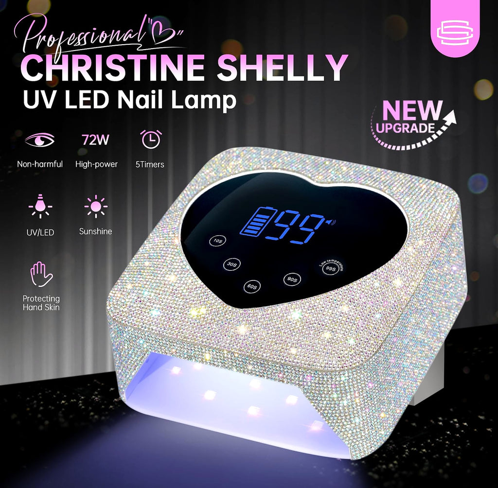 Christine Shelly UV Nail Lamp and Electric Nail Drill Manicure Kit