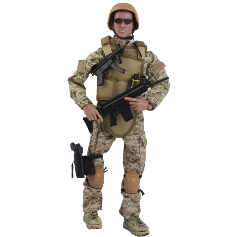 12'' American Military Soldiers Special Forces Army Man Action Figures Play Set