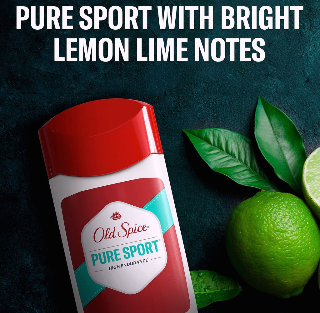 Old Spice High Endurance Pure Sport Anti-Perspirant, 3 oz Twin Pack