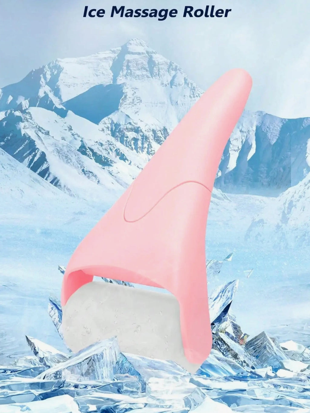 Facial Ice Roller - Skin Care Tool for Pore Reduction & Skin Brightening