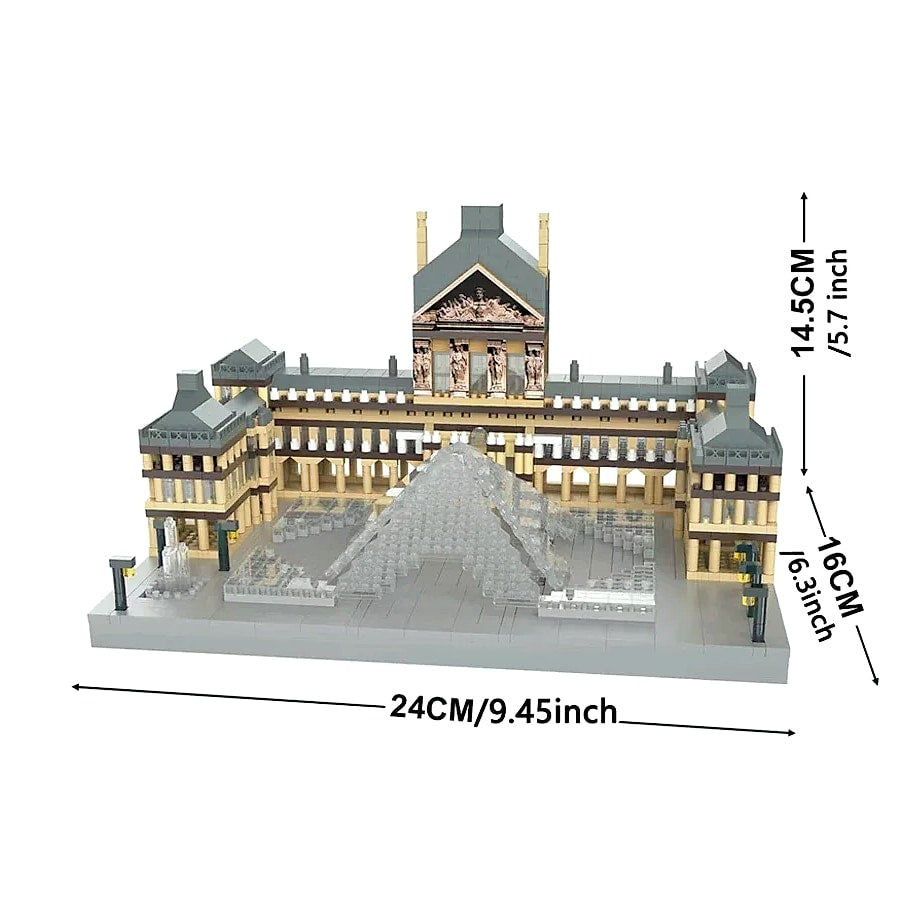 Eiffel Tower Paris Architectural Micro Mini Model Building Blocks Toy : Enhance Your Office Decor, Boost Hand Skills Gift