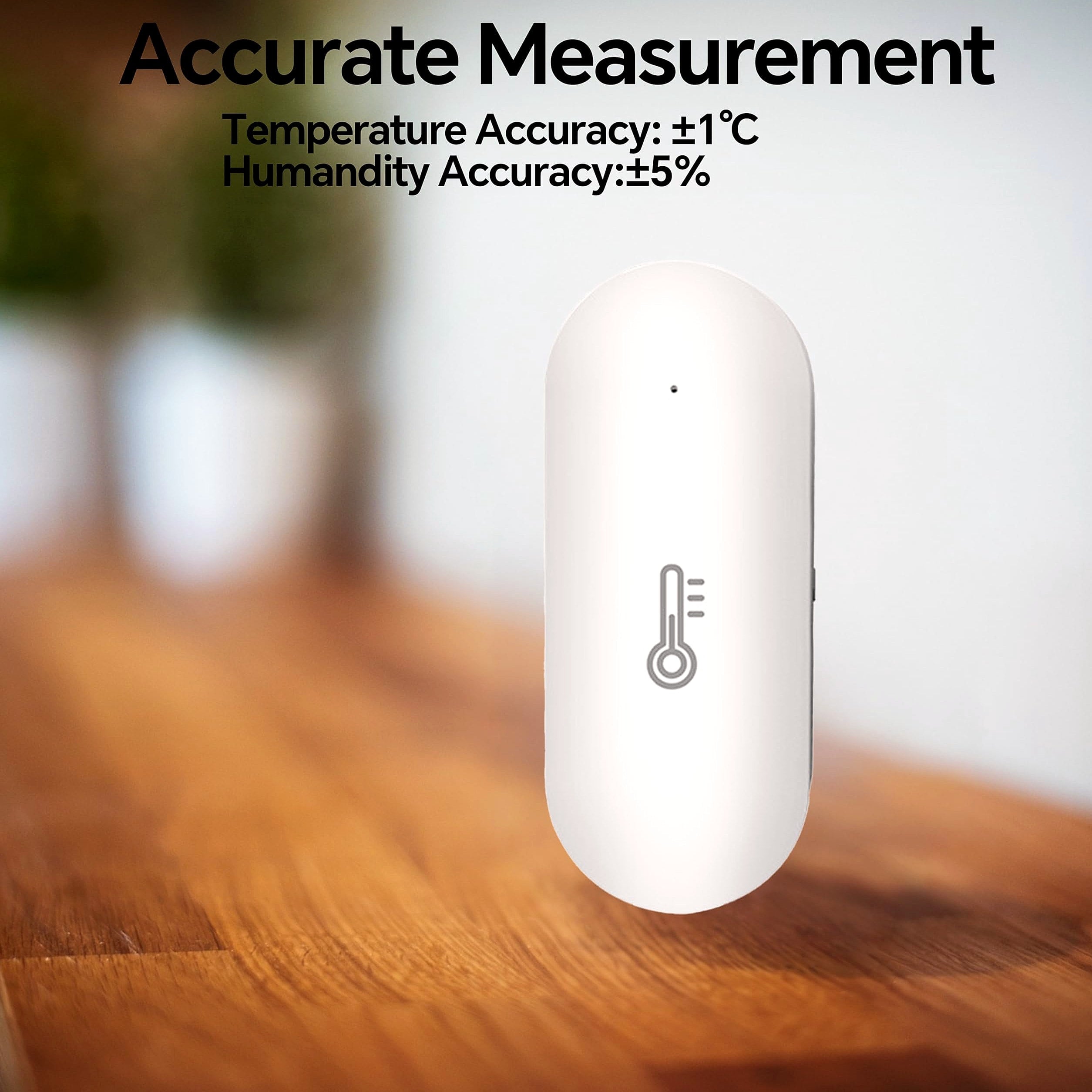 JCHENG Zigbee Temperature Humidity Sensor for Smart Home