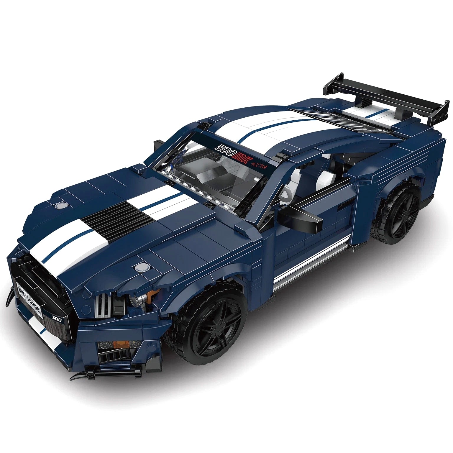 Mould King 10208 Blue Sports Car Supercar Building Block Toy Collection Static