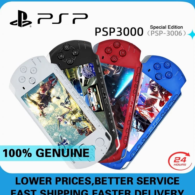 Original Sony Psp 3000 Handheld Game Console (PSP-3006) Psp Sony 3000  PSP3000