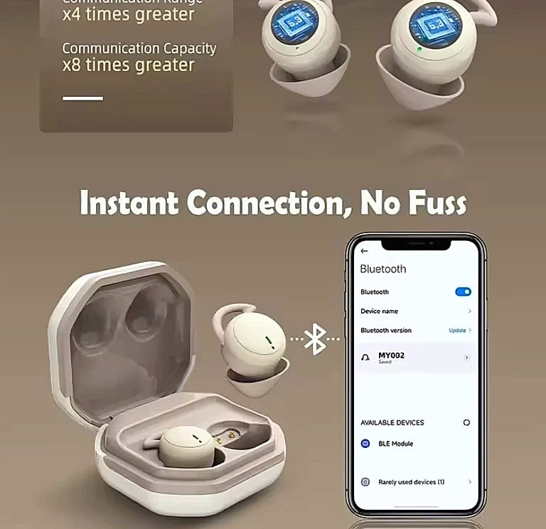 AyeBeau Mini Wireless Bluetooth Earbuds TWS Headset