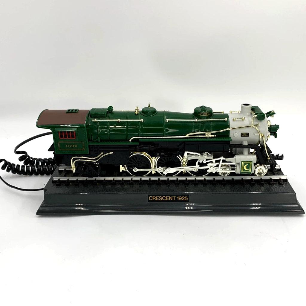 Vintage Telemania Crescent 1925 Train Desk Telephone Steam Locomotive - UNTESTED