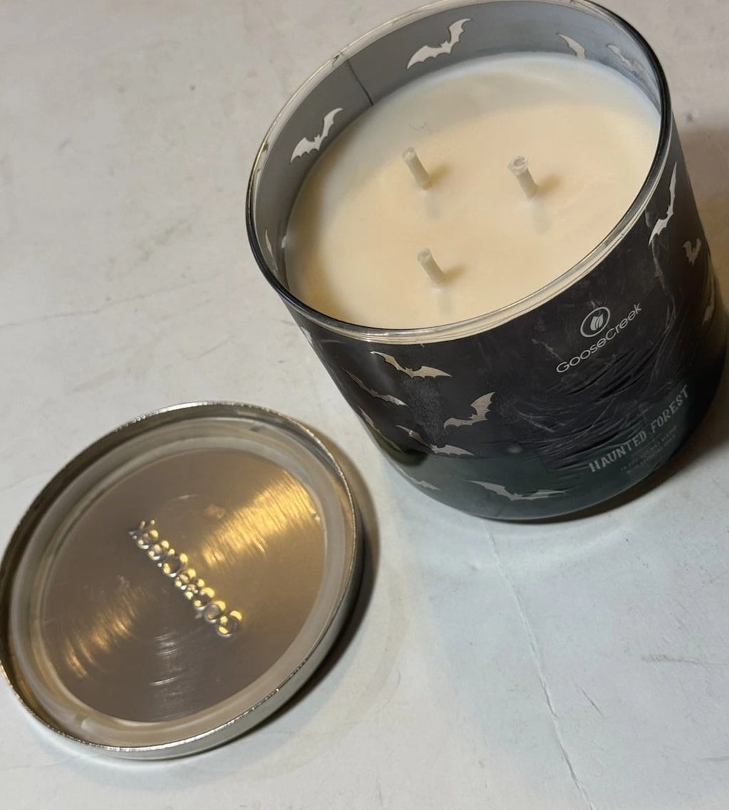 Goosecreek Haunted Forest 3-Wick Candle - New