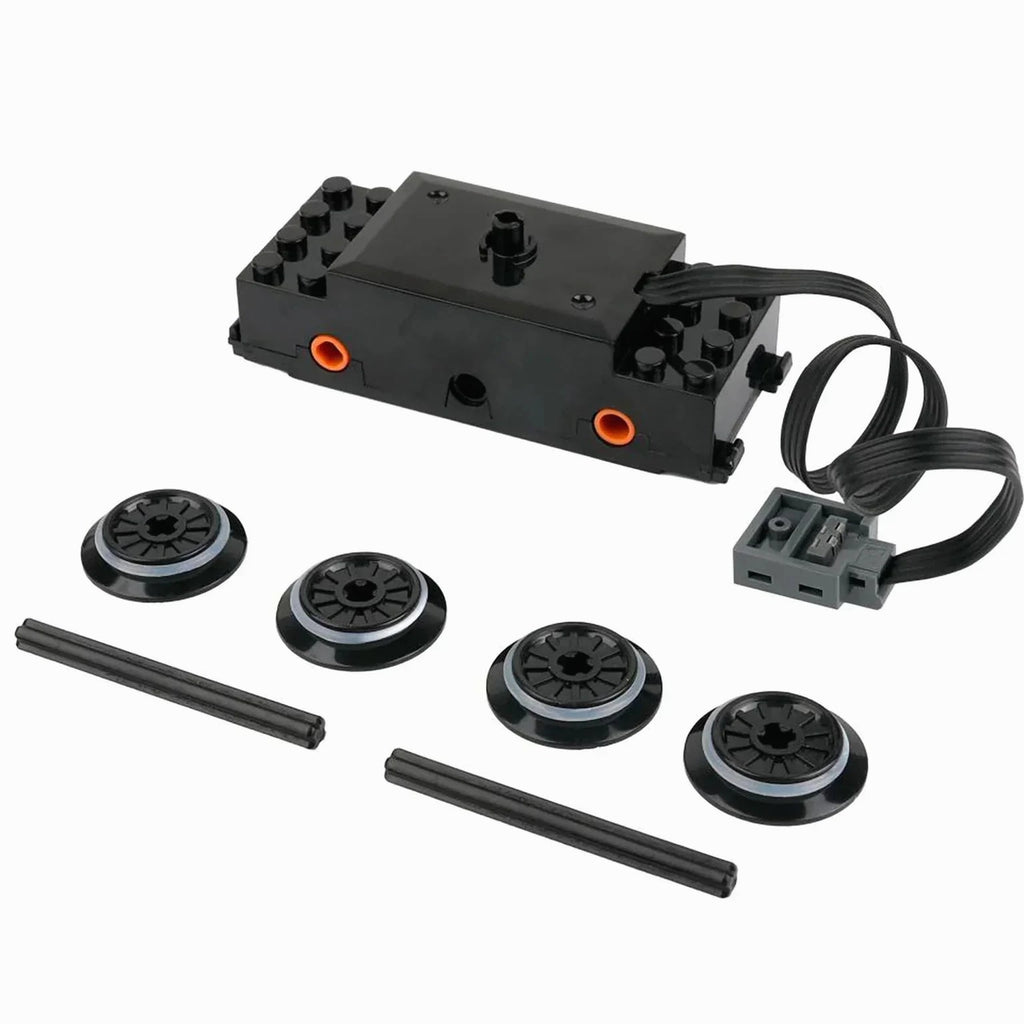 MOC Train Track Motor Set RC PF Power Functions Battery Box DIY Brick Components