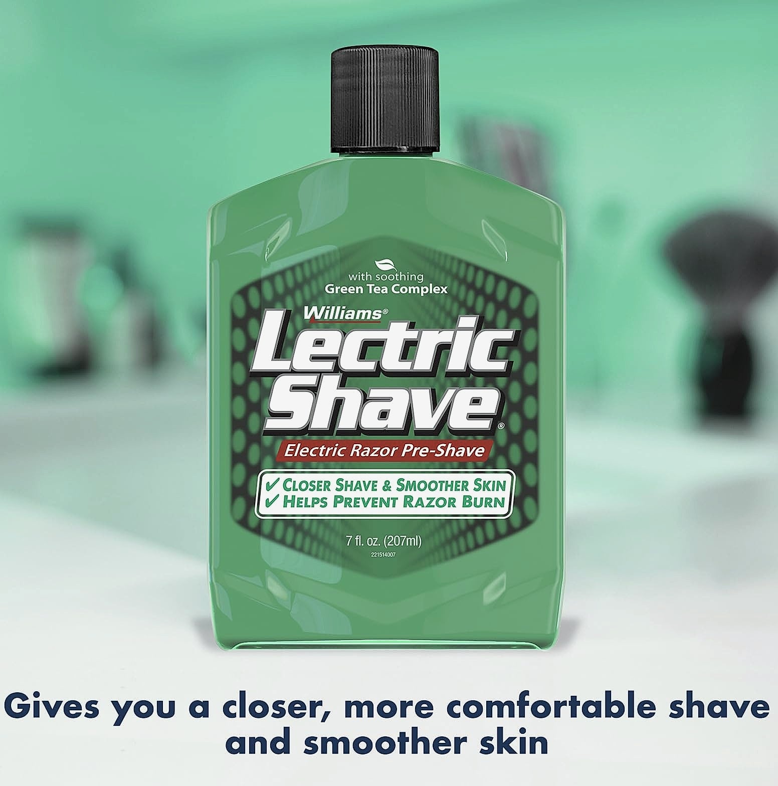 Williams Lectric Shave Electric Razor Pre-Shave, 7 oz