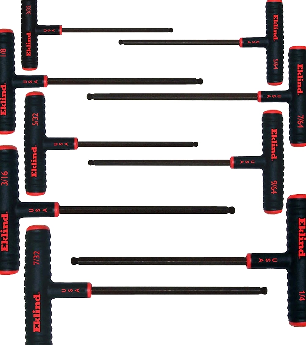 60809 Power-T Handle Ball-Hex Key Allen Wrench, 9 Piece Set