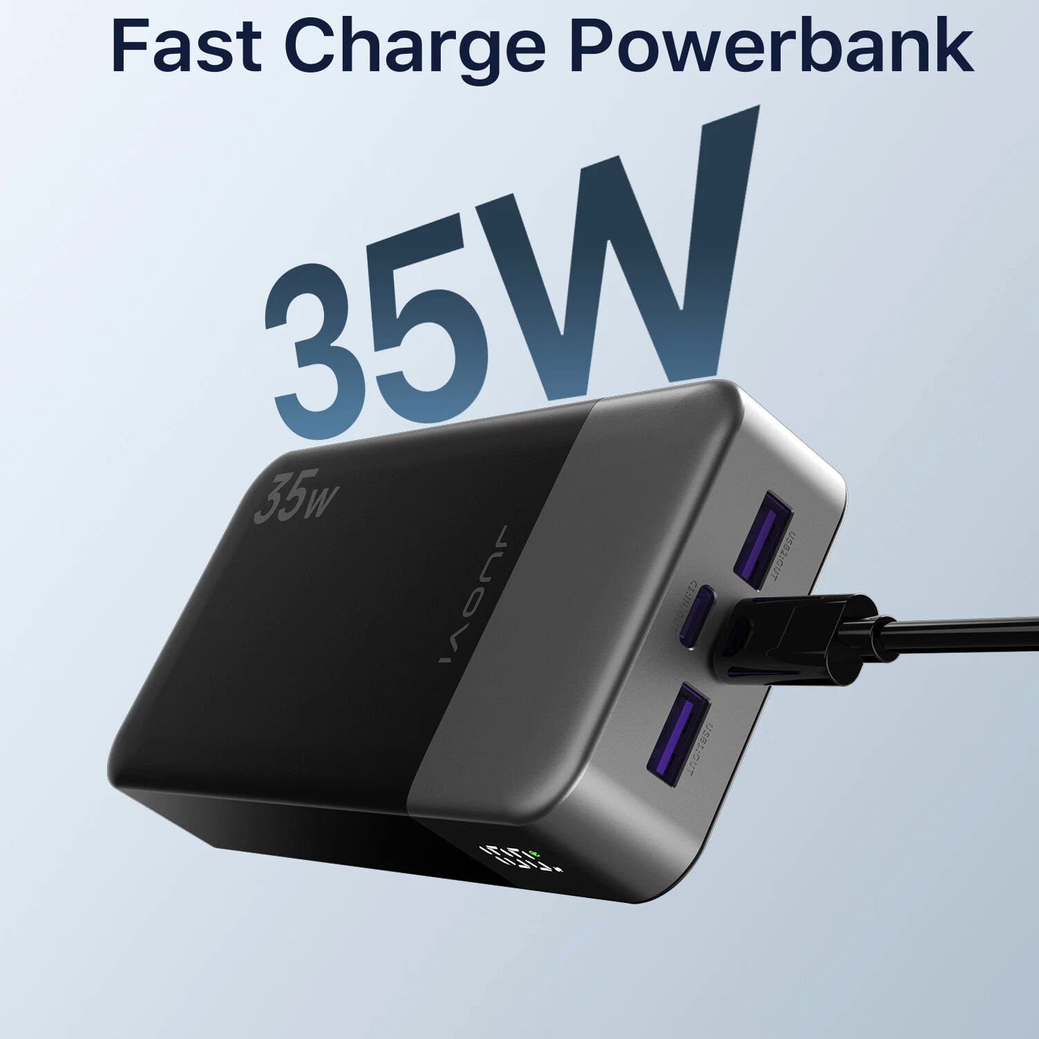 Power Bank 20000mAh 35W Charging Portable External Battery Backup For Cell Phone