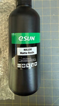 eSUN MA100 Matte Hard & Tough 3D Printer Photopolymer Resin 1kg - Black
