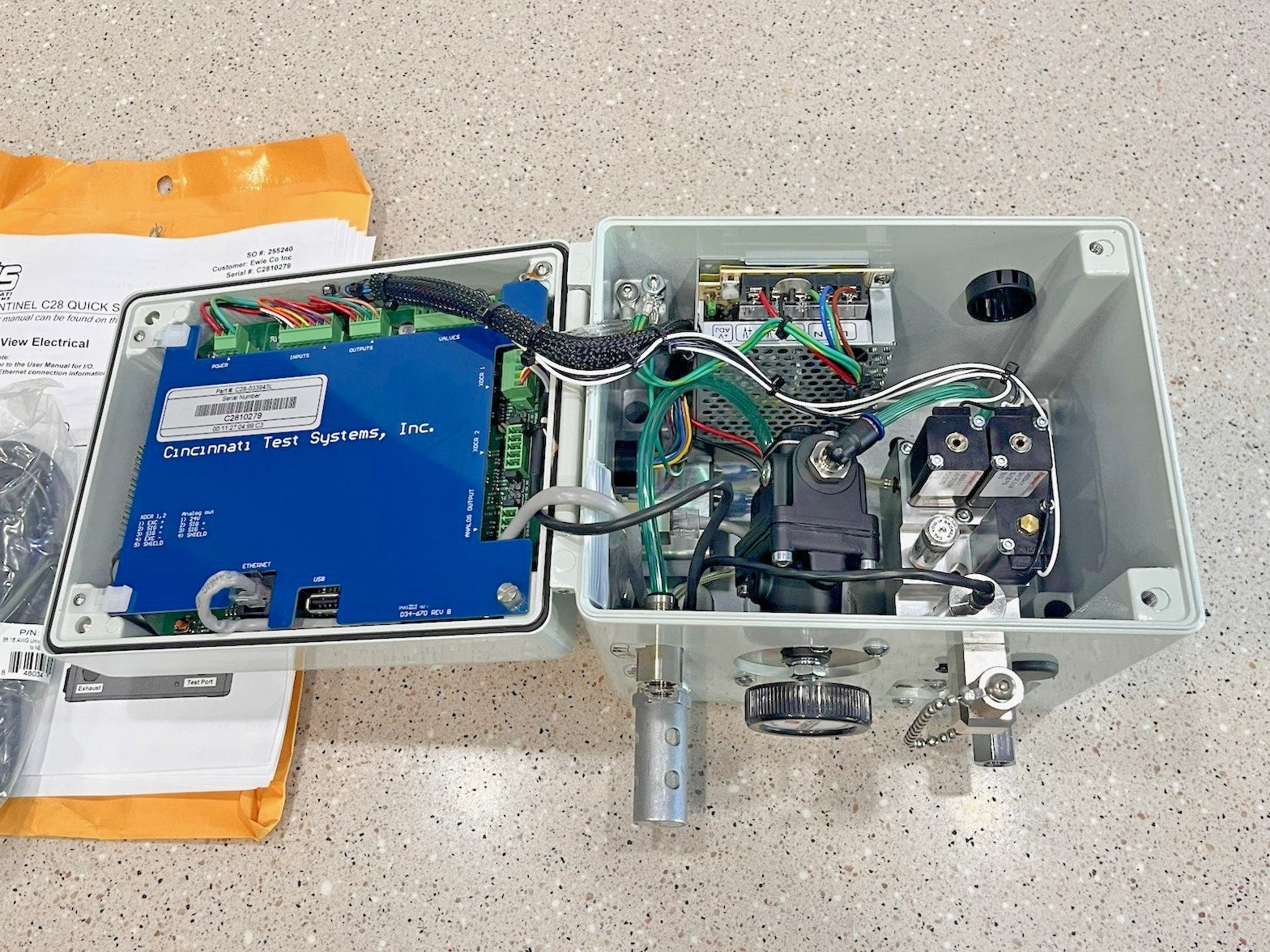 CTS Cincinnati Test Systems Sentinel C28 Precision Leak Tester C28-033943L *NEW*