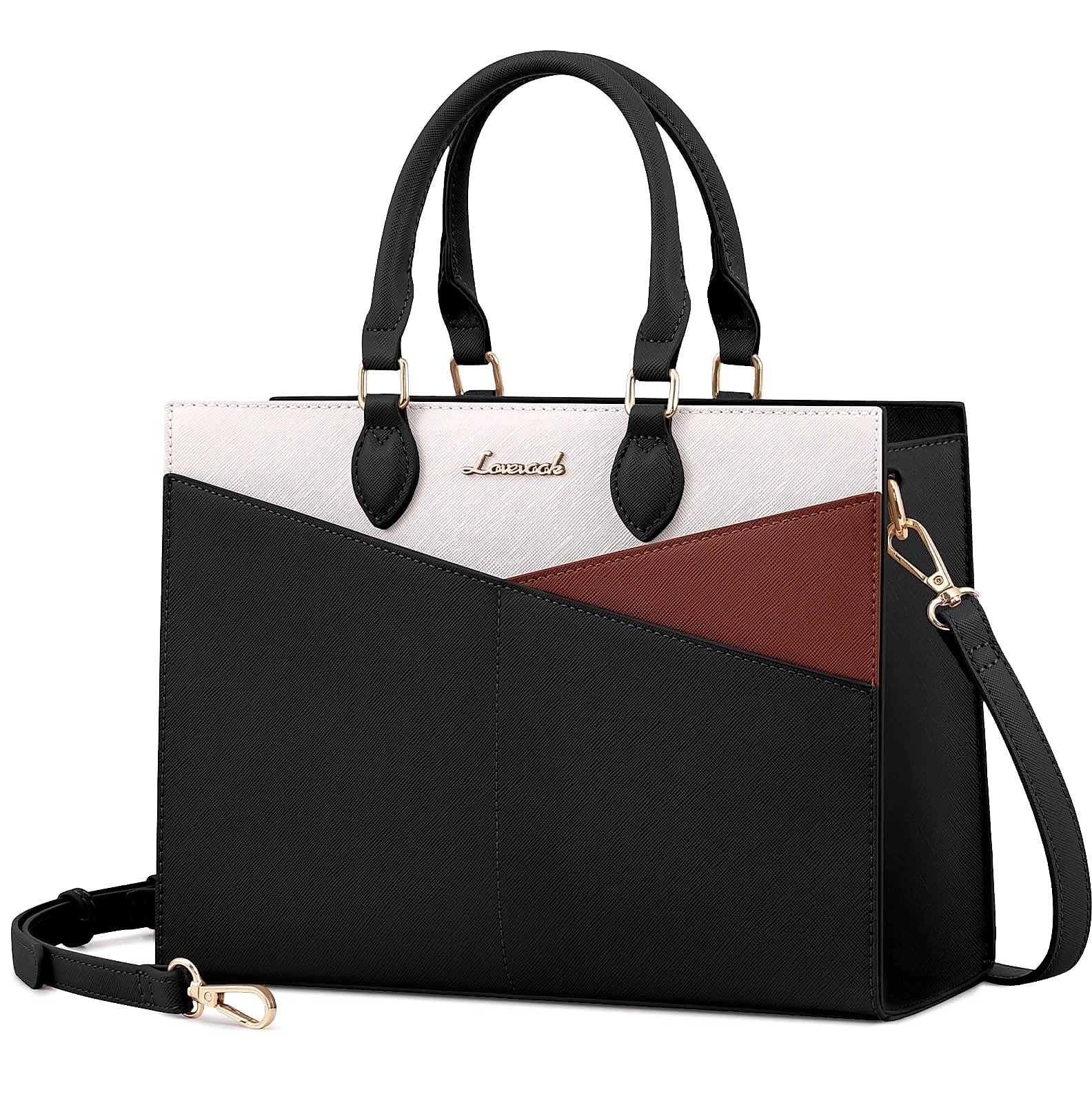 LOVEVOOK Satchel Handbag Leather Crossbody Tote with Top Handle