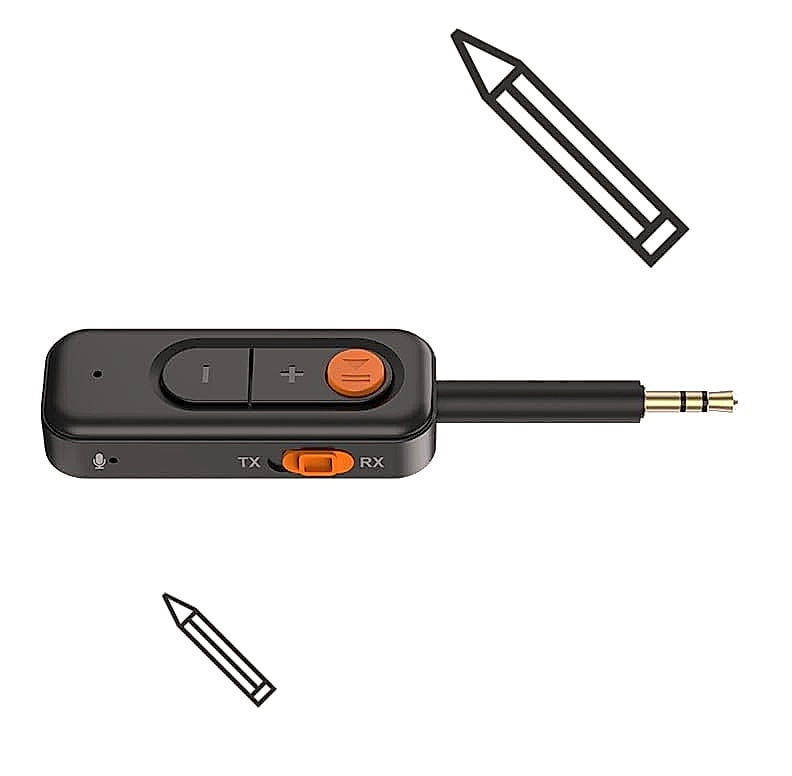 GEYILO Bluetooth Transmitter Receiver for dual headphones