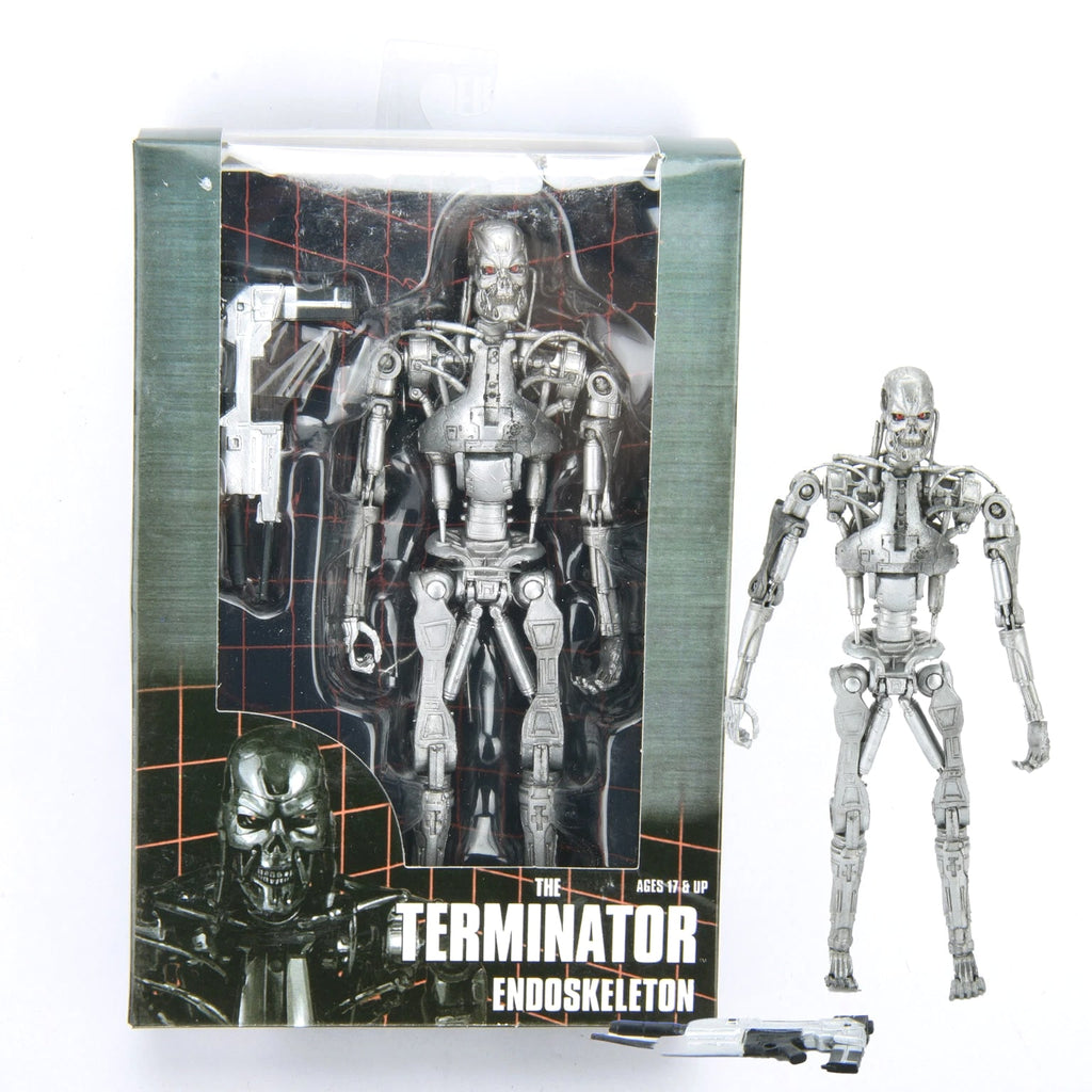 The Terminator 2 Endoskeleton Arnold Schwarzenegger T-800 Action Figures Toys