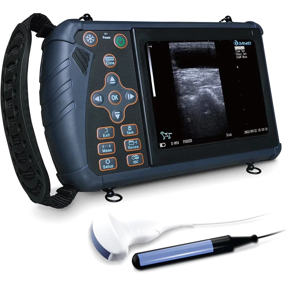 DAWEI Professional Veterinary Ultrasound Machine - Rectal Probe, Convex Probe