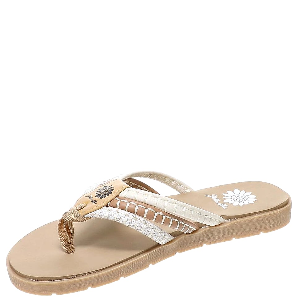 Yellow Box Dalia Women's Double Strap Toe Post Sandals