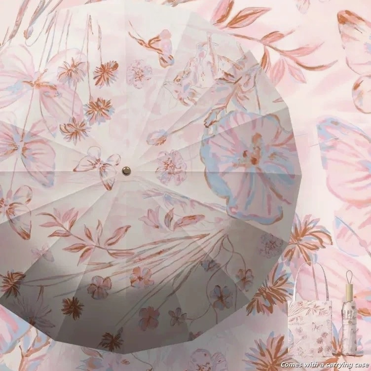 Wind-Resistant,UV-Protective Umbrella Perfect for Both Sunny and Rainy Days