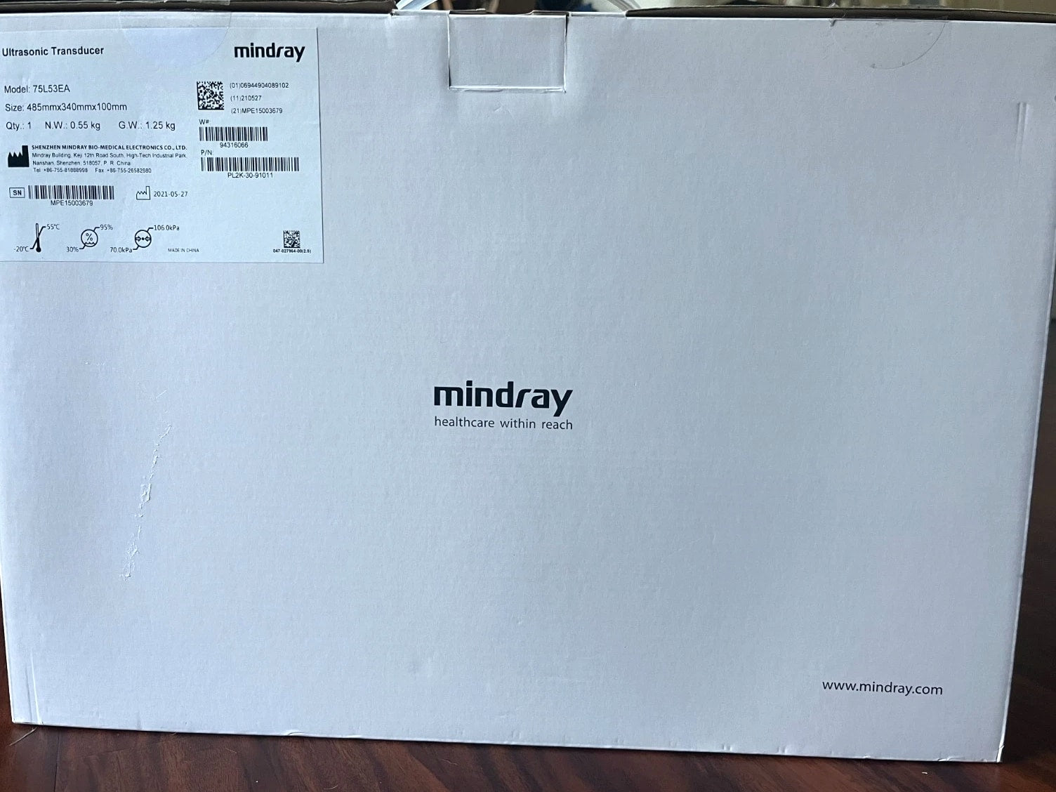 Mindray DP50 Portable Ultrasound Machine with Two linear probes
