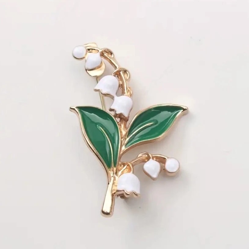 Elegant Plant Flower Brooch Clothing Accessories Fashionable Ladies' Brooches