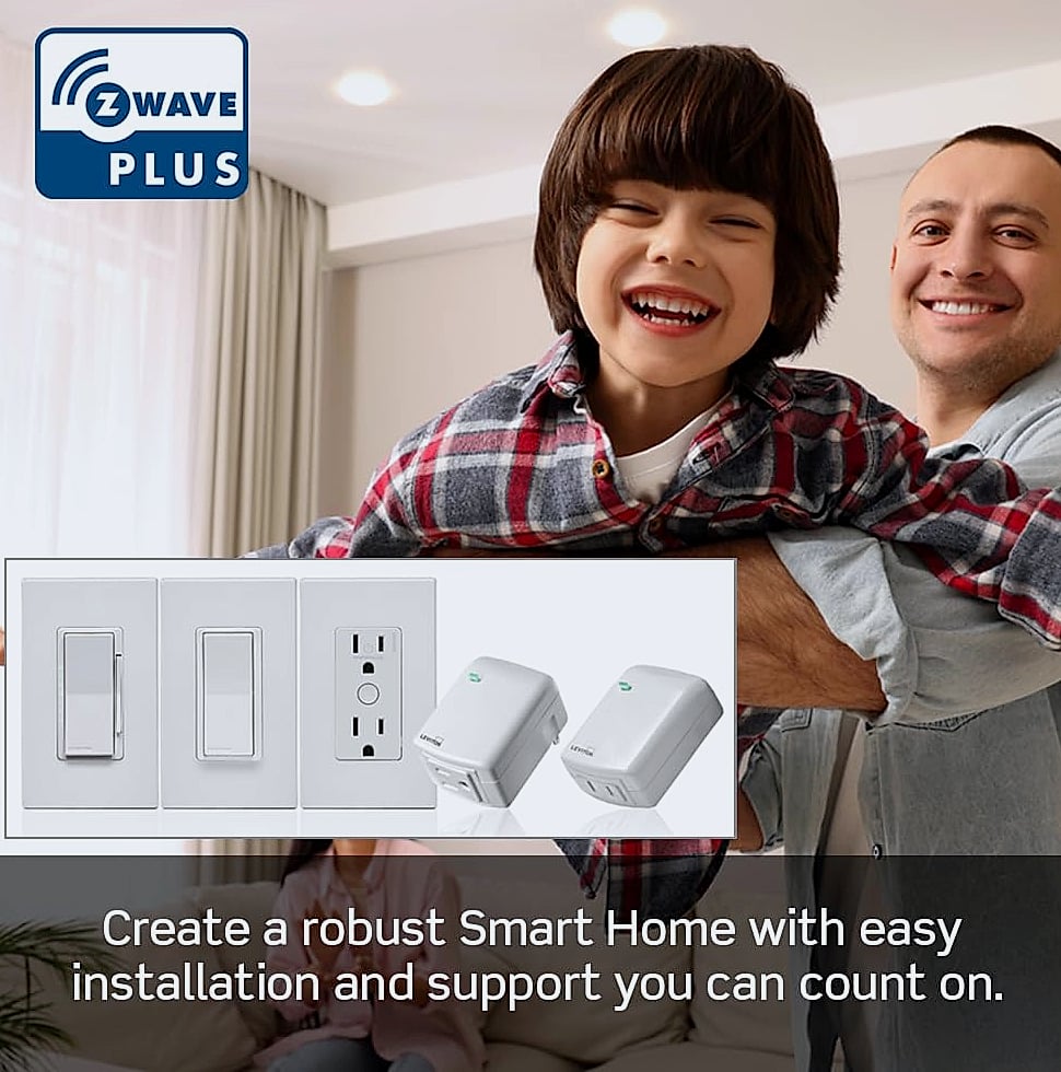 Leviton Decora Smart Dimmer Z-Wave 800 Series ZW6HD-1RW
