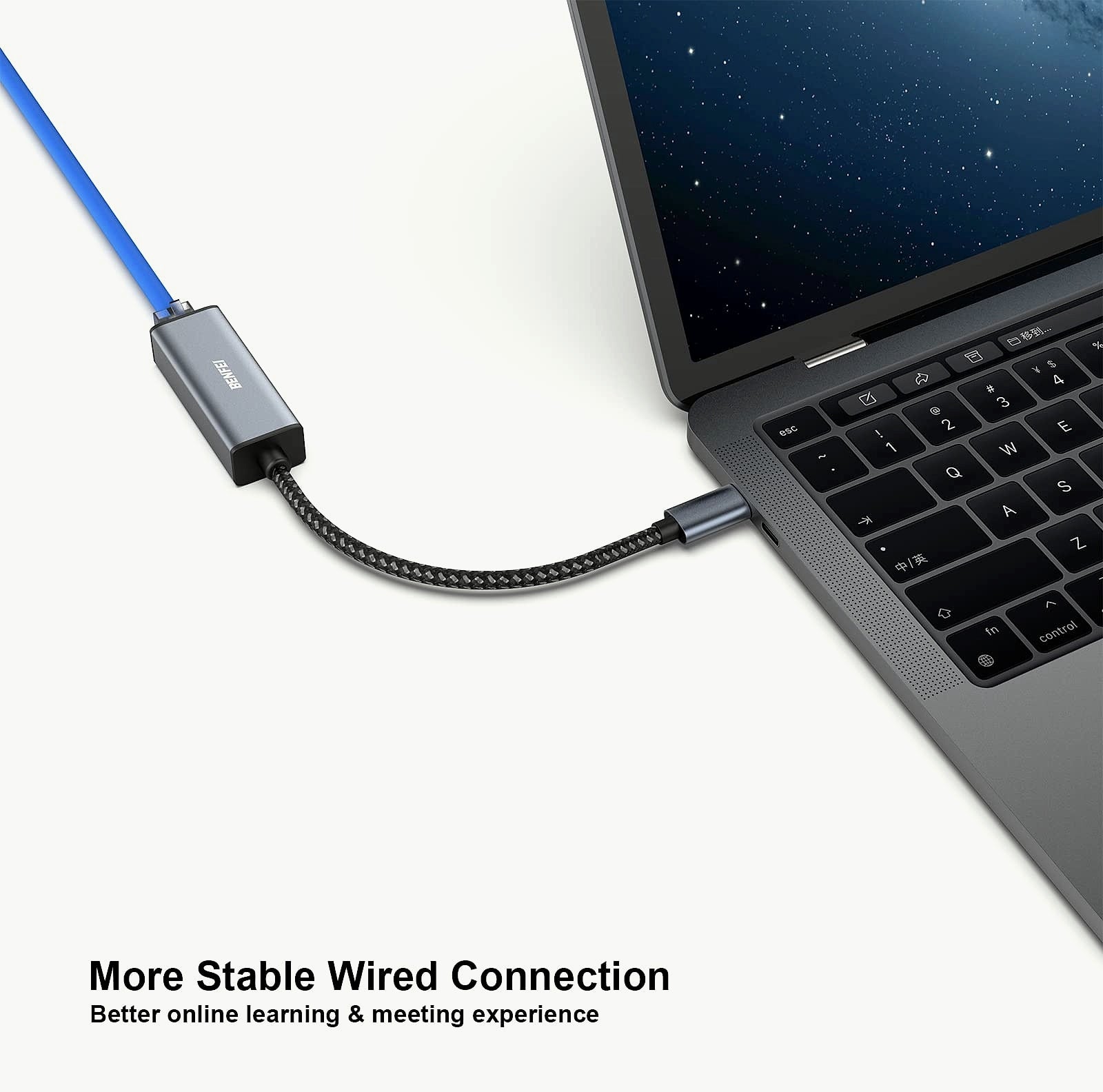 BENFEI USB-C to Ethernet Adapter, Gigabit RJ45