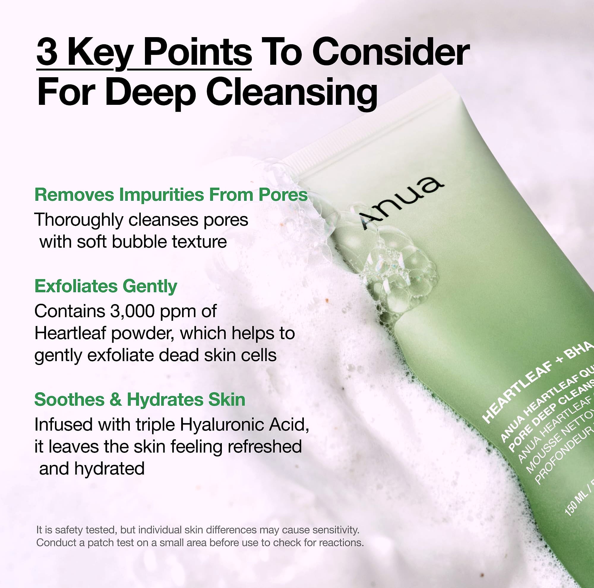 ANUA Heartleaf Quercetinol Pore Deep Cleansing Foam