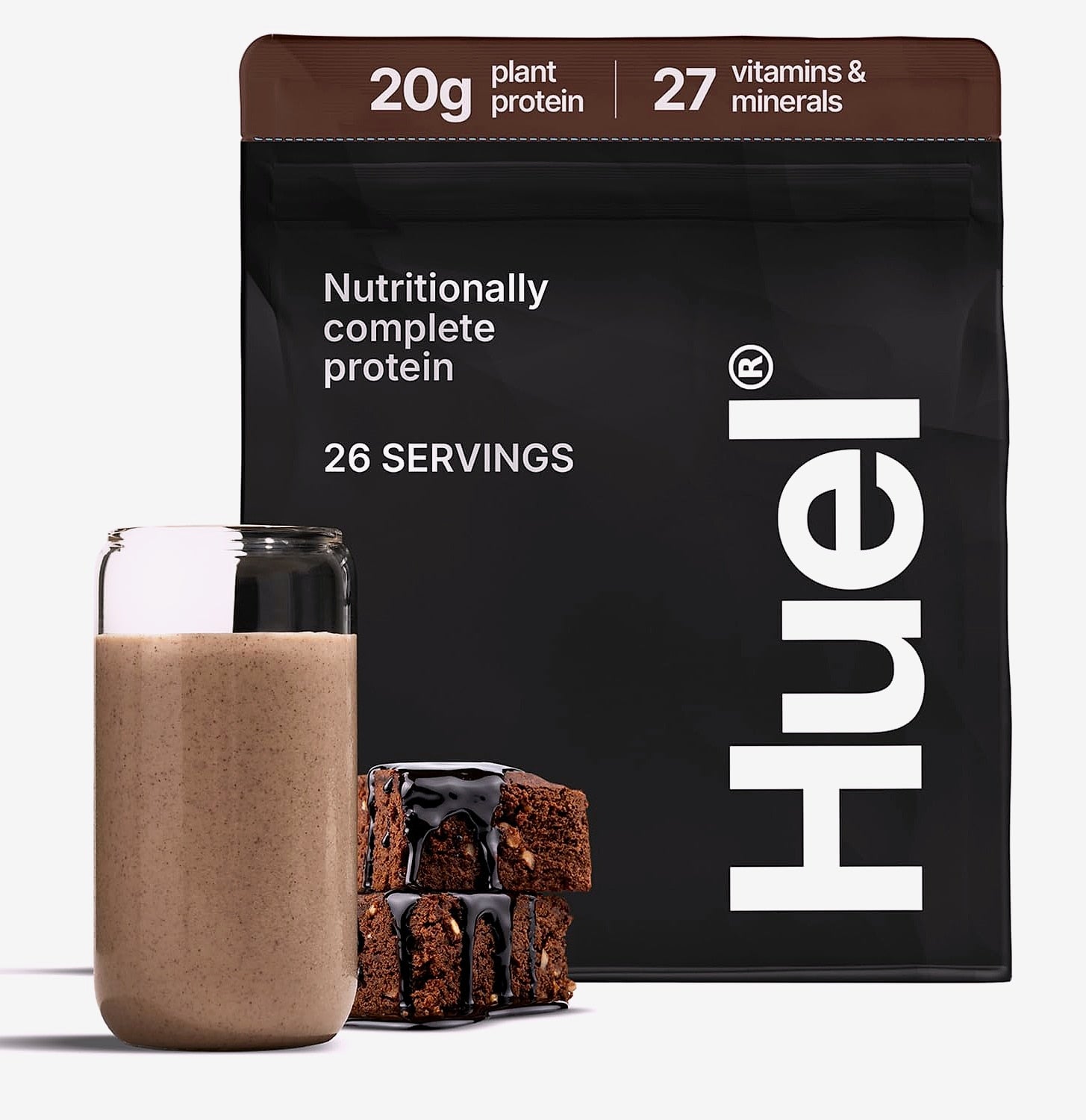 Huel Complete Protein Powder Chocolate Fudge Brownie 26 Servings