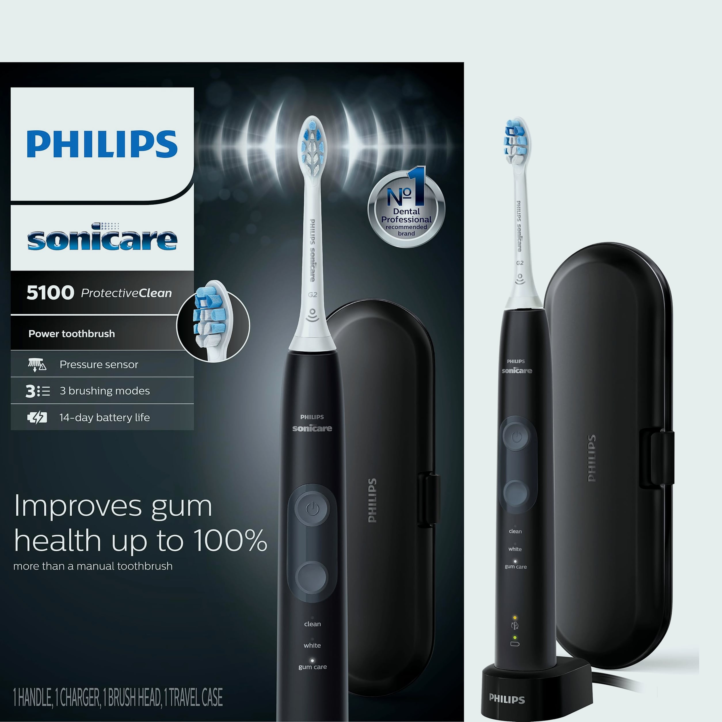 Philips Sonicare ProtectiveClean 5100 Rechargeable Toothbrush