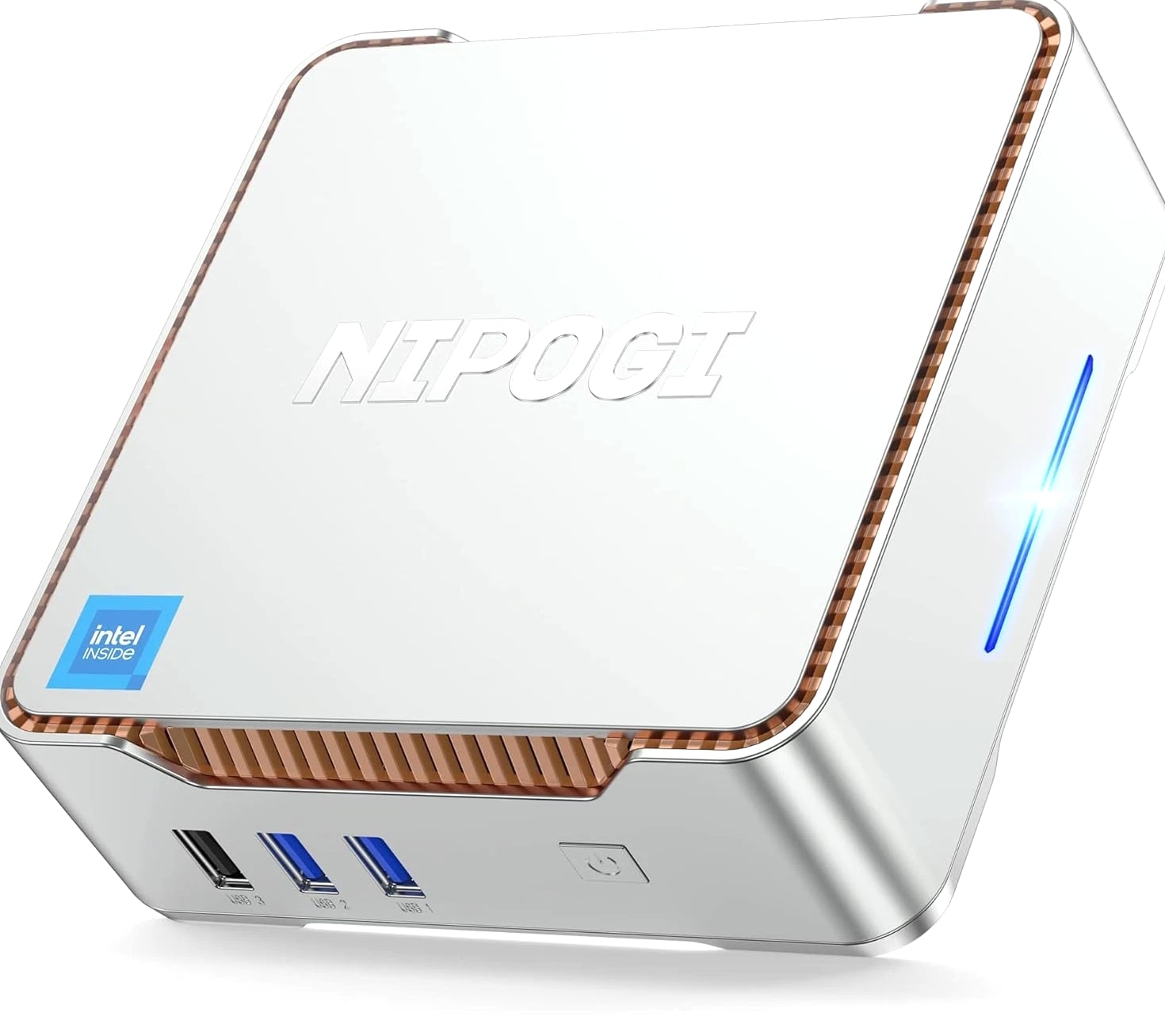 NiPoGi Mini PC Intel Alder Lake-N95 12th (up to 3.4GHz), 8GB RAM 256GB M.2 SSD