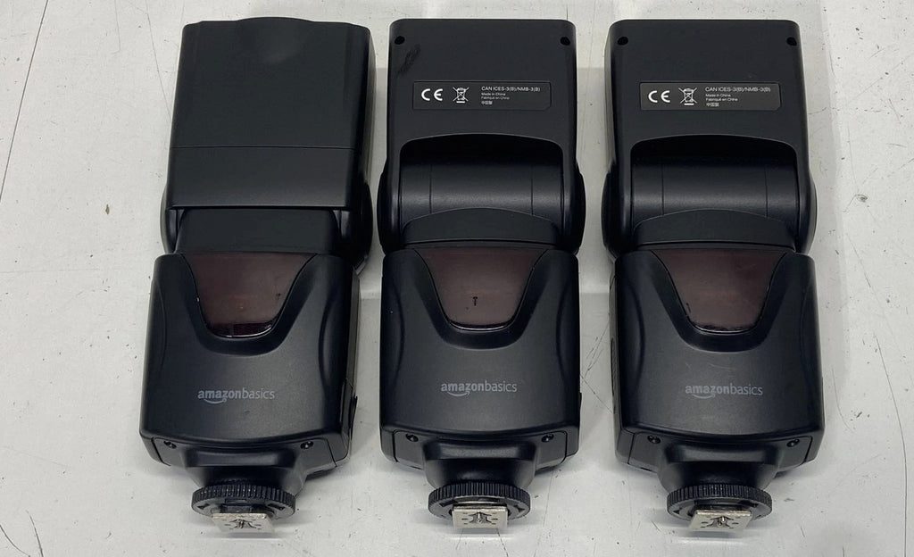 Assorted Lot of Camera Flashes and Studio Lights