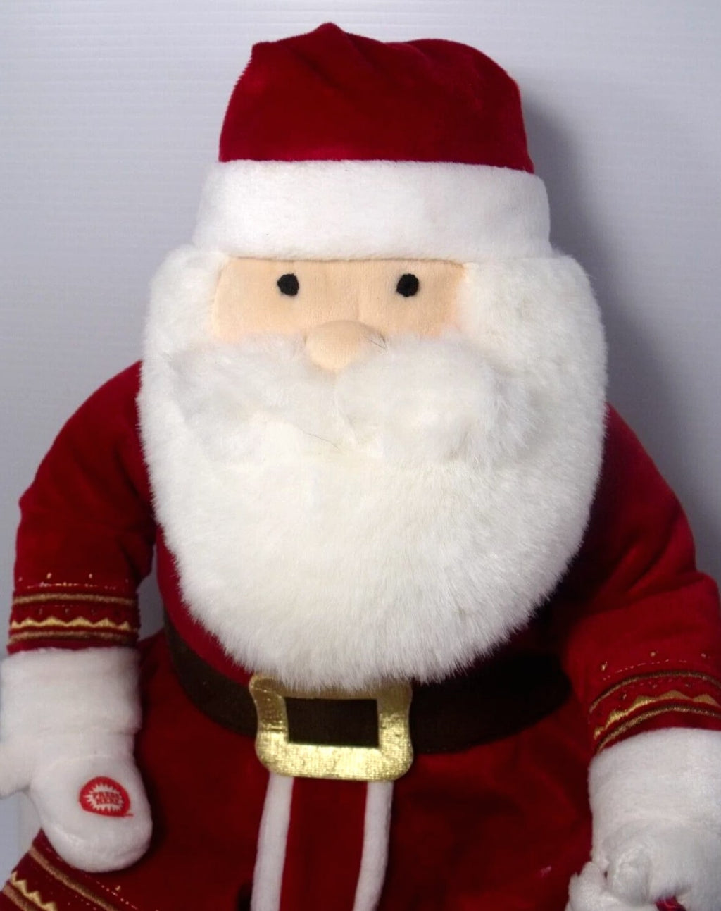 Hallmark The Polar Express 18" Talking Santa Plush with Jingle Bell - Tested