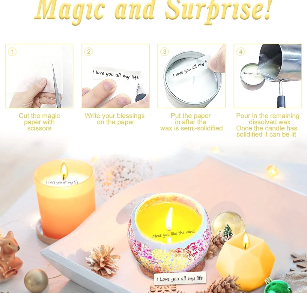 Candle Making Kit for Adults and Beginners, Candle Making Supplies Include Soy Wax