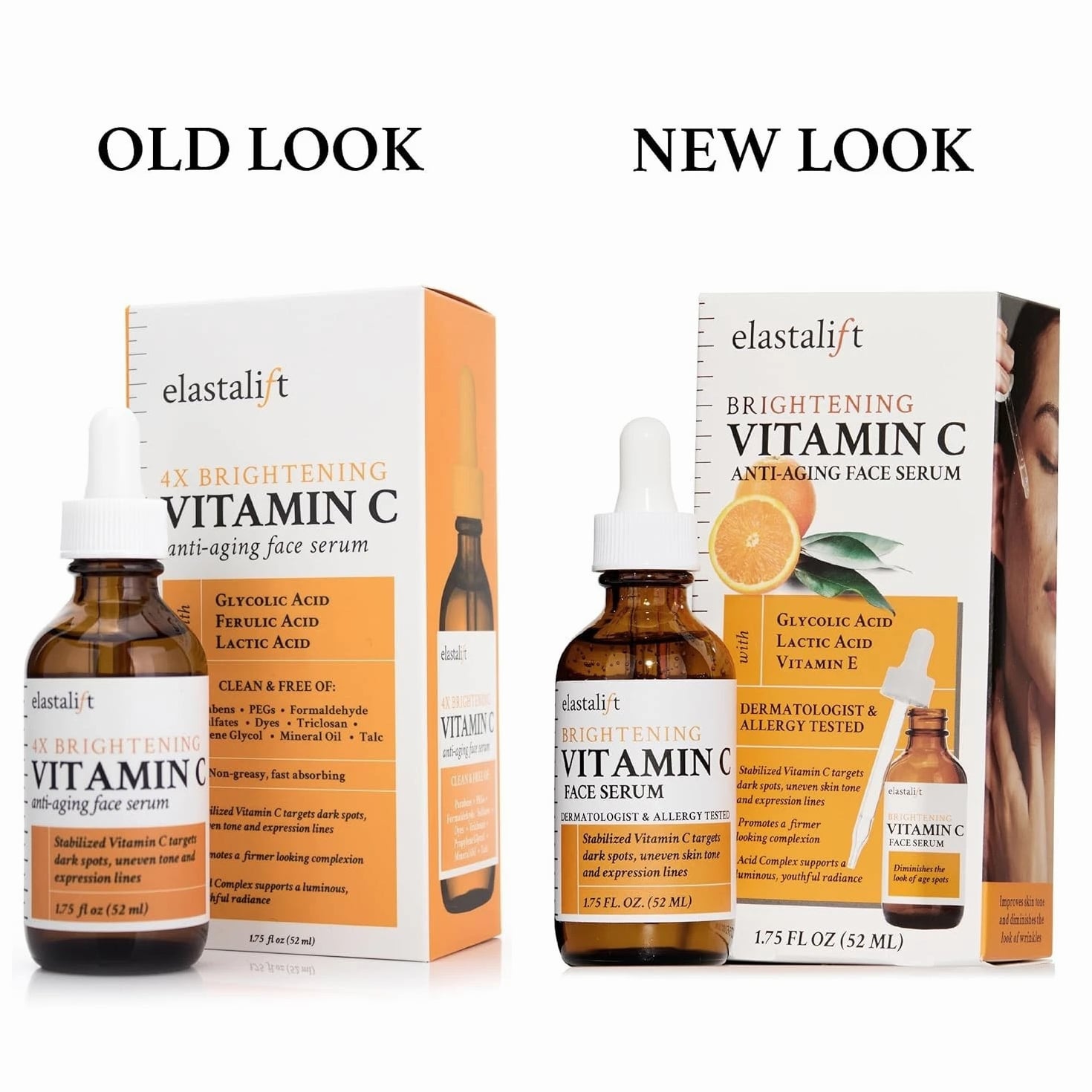 Vitamin C Facial Serum For Age Spots, Wrinkles & Expression Lines - Anti-Aging Face Serum 1.75 Fl Oz