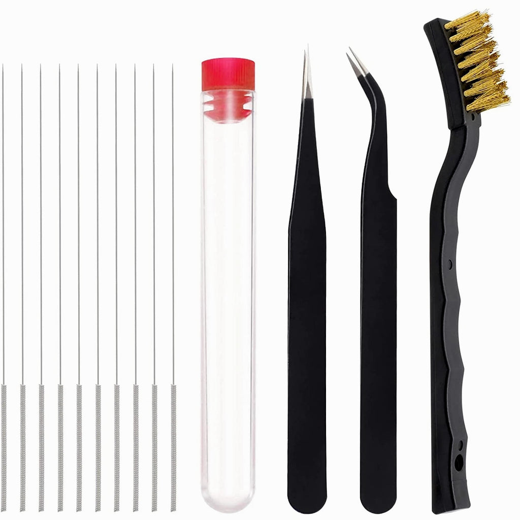 3D Printer Nozzle Cleaning Kit - 13 Pieces 3D Print Nozzle Cleaner Tools 0.4Mm